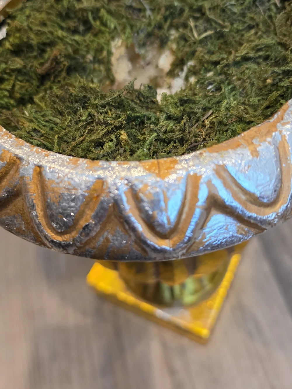 Gold Decorative Urn Planter
